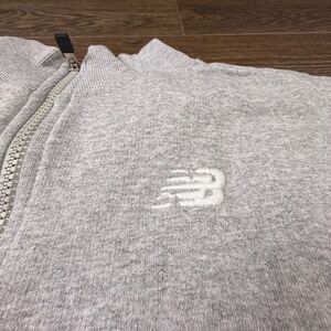 New Balance Girls Quarter-Zip Pullover Sweatshirt, Gray, Size L, NWT Athletic